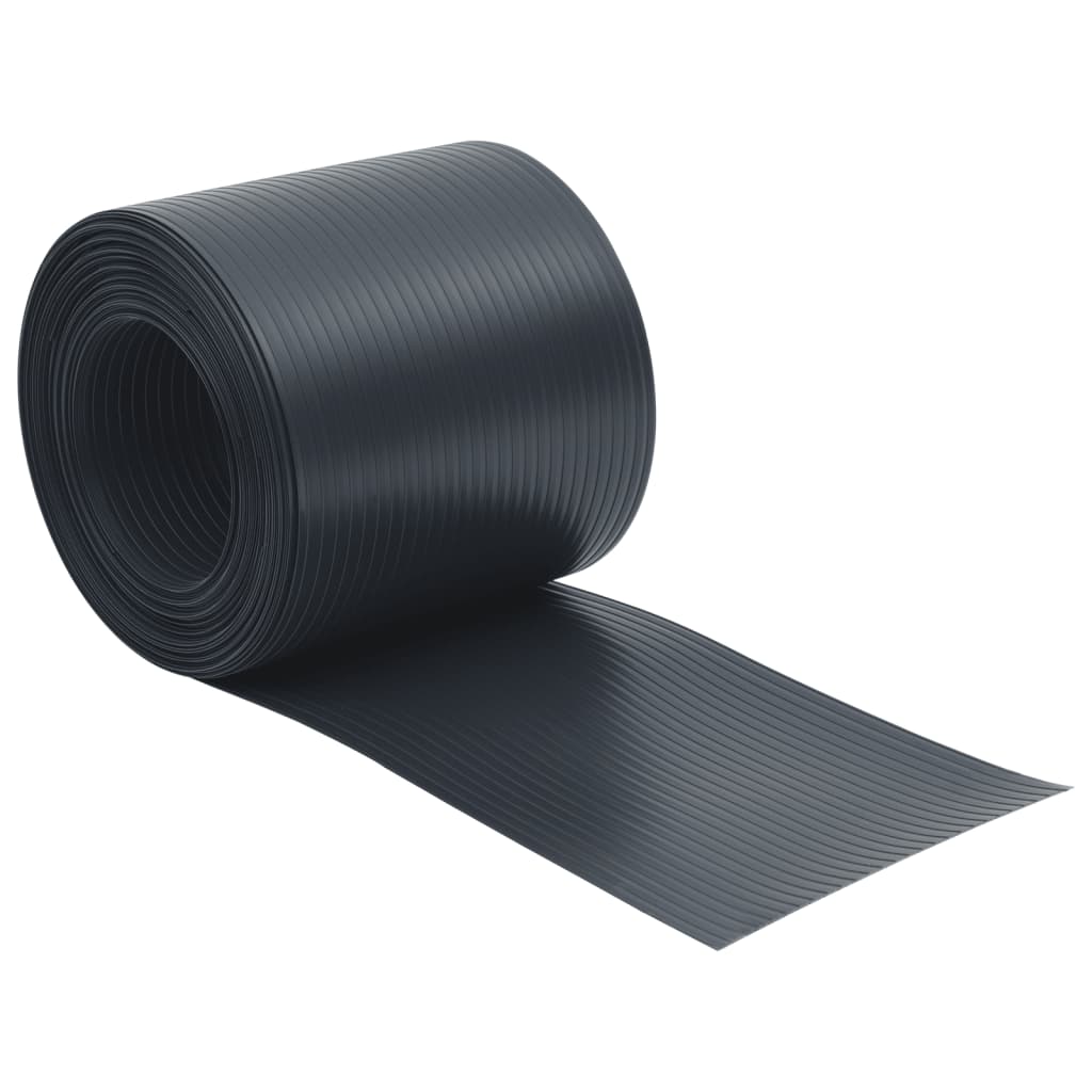 Vidaxl Garden Screens 10 ST 252.5x19 M PVC Schwarz