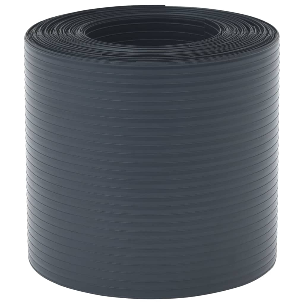 Vidaxl Garden Screens 10 ST 252.5x19 M PVC Schwarz