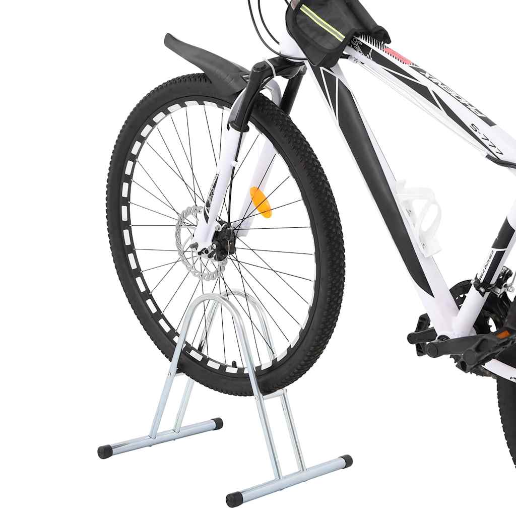 Vidaxl -Fahrradständer für 1 Fahrrad abgetrennter verzinkter Stahl
