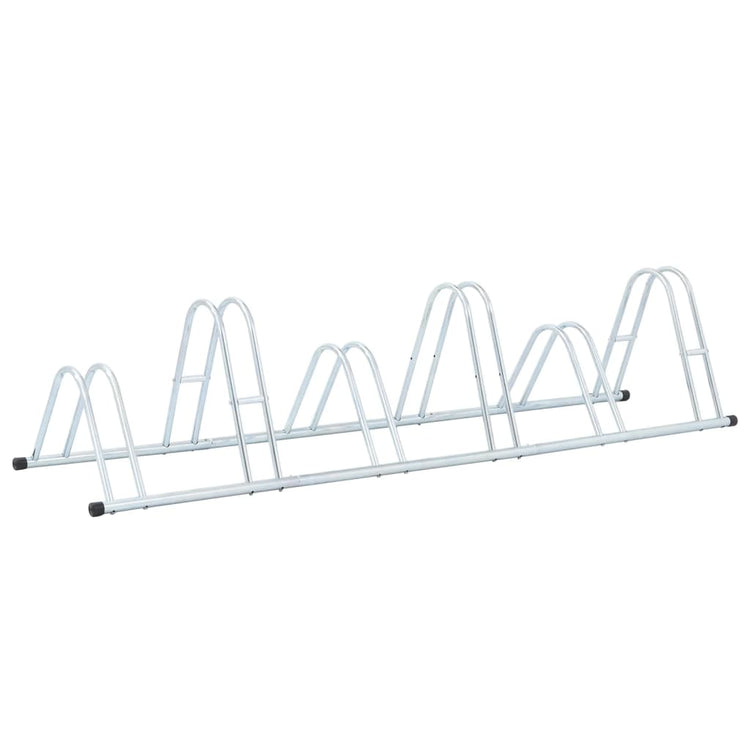 VidaXL Fahrradständer für 6 Fahrräder, freistehend aus verzinktem Stahl