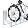 Vidaxl -Fahrradständer für 6 Fahrräder abgetrennter verzinkter Stahl