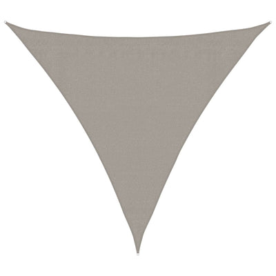 Vidaxx Sonnensegel 160 g m² dreieckig 3x3x3 m HDPE hellgrau