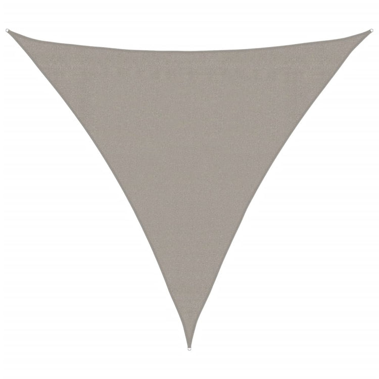 Vidaxx Sonnensegel 160 g m² dreieckig 3,6x3,6x3,6 m HDPE hellgrau
