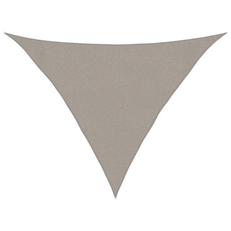 Vidaxx Sonnensegel 160 g m² dreieckig 3x3x4,2 m HDPE hellgrau