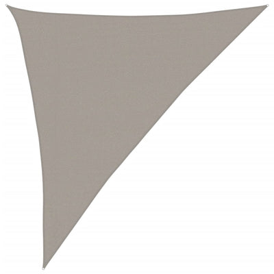 Vidaxx Sonnensegel 160 g m² dreieckig 3x4x5 m HDPE hellgrau