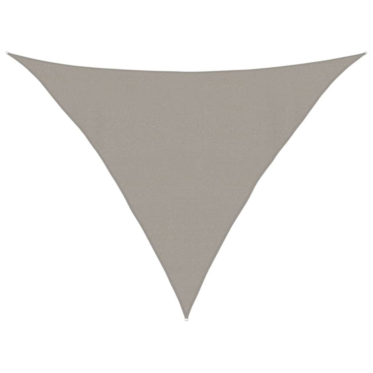 Vidaxx Sonnensegel 160 g m² dreieckig 4x4x5,8 m HDPE hellgrau
