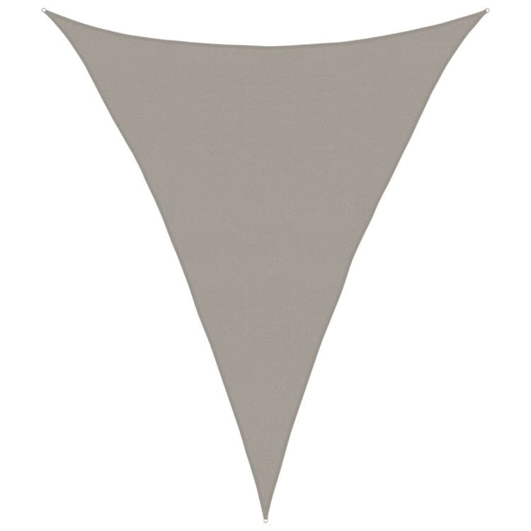 Vidaxx Sonnensegel 160 g m² dreieckig 4x5x5 m HDPE hellgrau