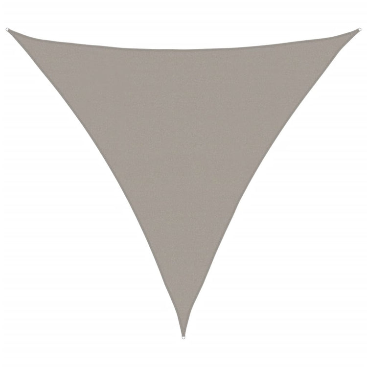 Vidaxx Sonnensegel 160 g m² dreieckig 5x5x5 m HDPE hellgrau