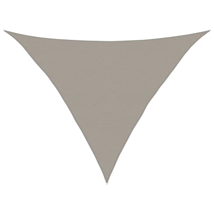 Vidaxx Sonnensegel 160 g m² dreieckig 5x5x6 m HDPE hellgrau