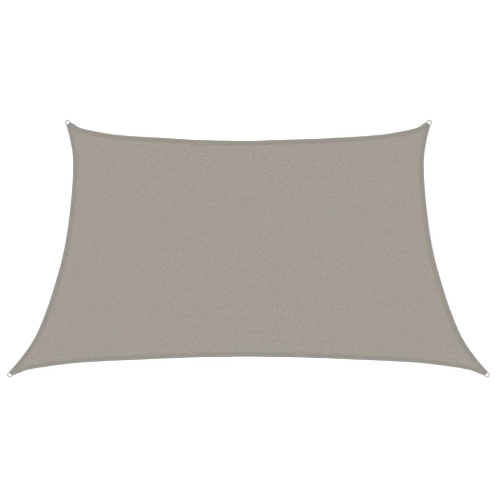 Vidaxl Sonnensegel 160 g m² Trapez 3 4x2 m HDPE hellgrau