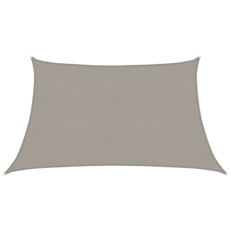 Vidaxl Sonnensegel 160 g m² Trapez 3 4x2 m HDPE hellgrau