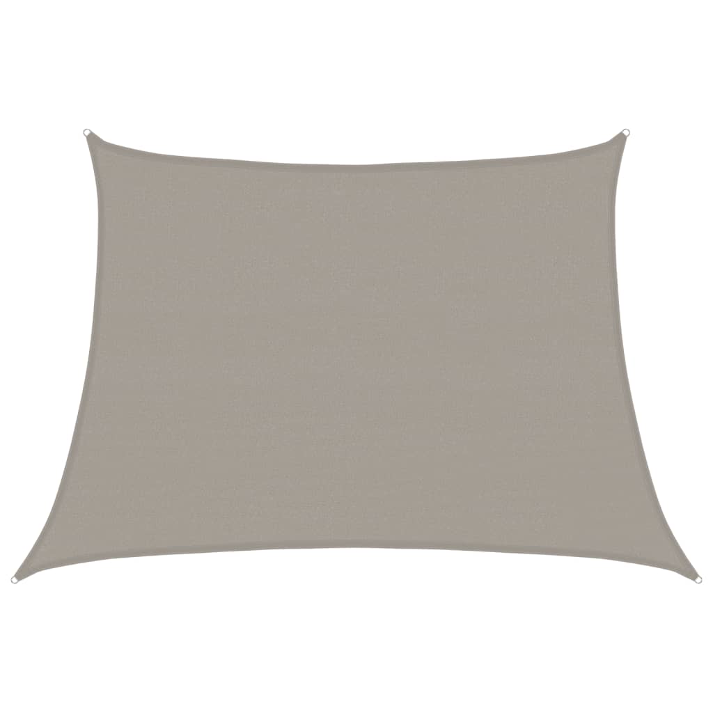 VidaXL Sonnensegel Trapez 160 g m² 4,5x3 m HDPE Hellgrau