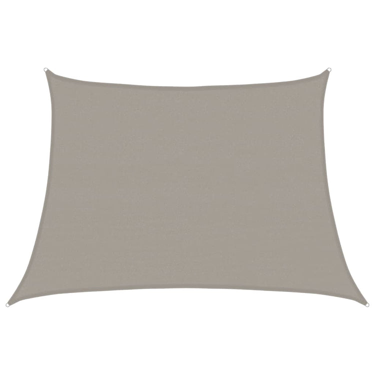 VidaXL Sonnensegel Trapez 160 g m² 4,5x3 m HDPE Hellgrau