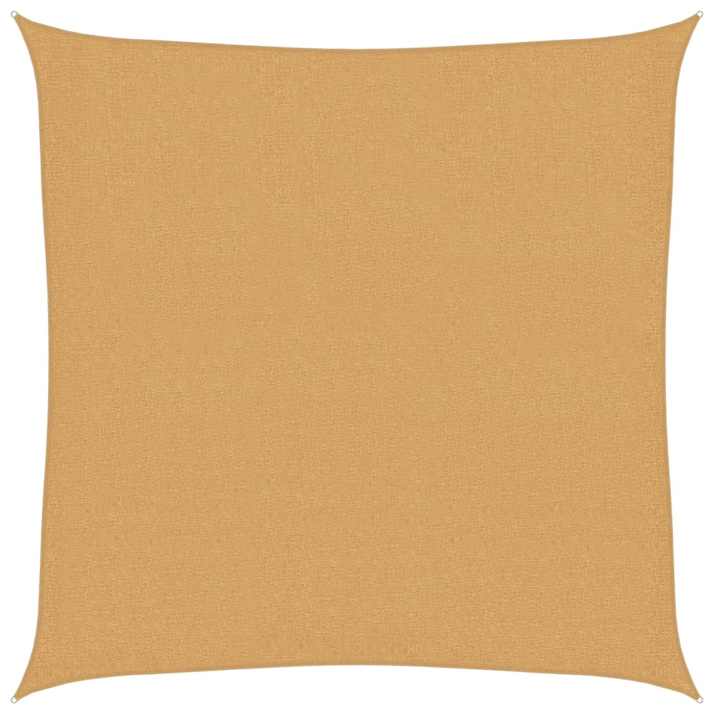 Vidaxl Zonnezeil 160 g m² Quadrat 2x2 M HDPE Sand -Colored