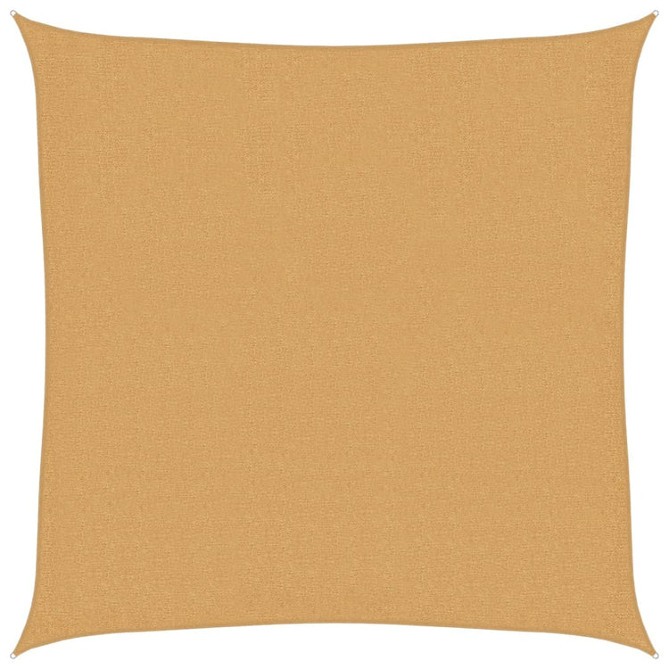 Vidaxl Zonnezeil 160 g m² Quadrat 2x2 M HDPE Sand -Colored