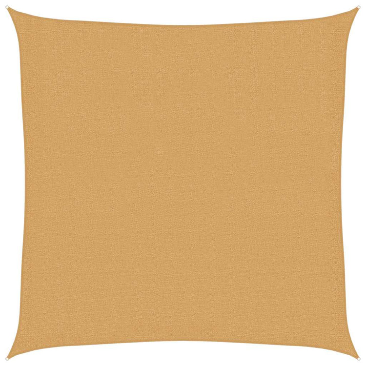 Vidaxl Sonnensegel 160 g m² quadratisch 2,5x2,5 m HDPE sandfarben