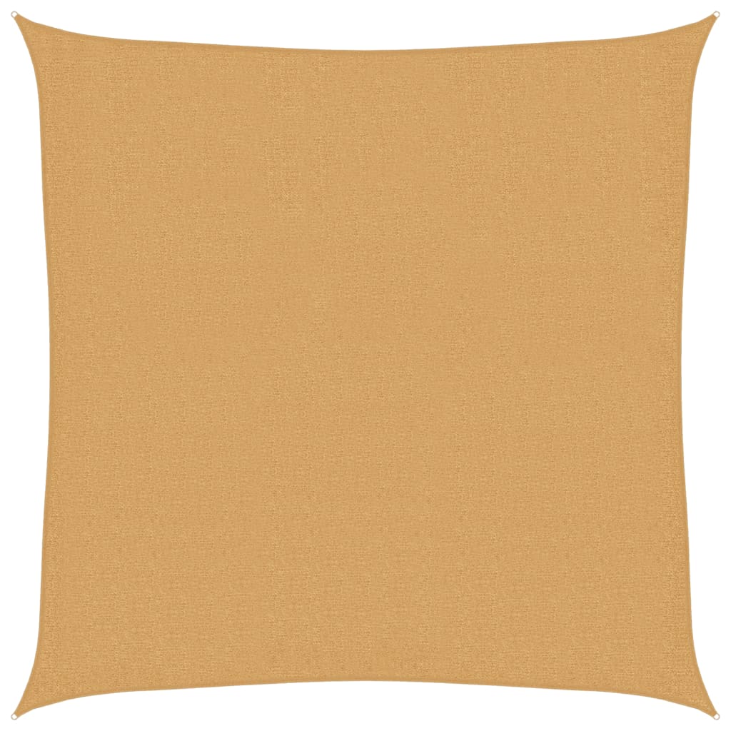 Vidaxl Zonnezeil 160 g m² Quadrat 3x3 M HDPE Sand -Colored