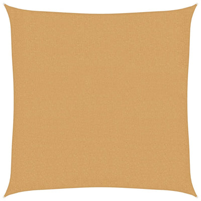 Vidaxl Zonnezeil 160 g m² Quadrat 3x3 M HDPE Sand -Colored