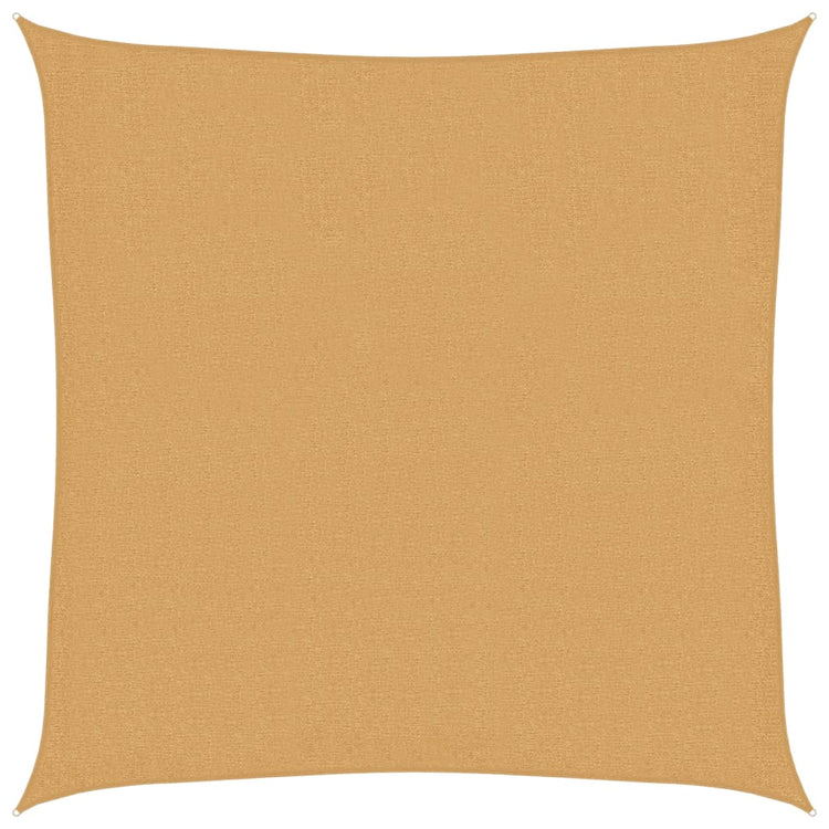 Vidaxl Zonnezeil 160 g m² Quadrat 3x3 M HDPE Sand -Colored