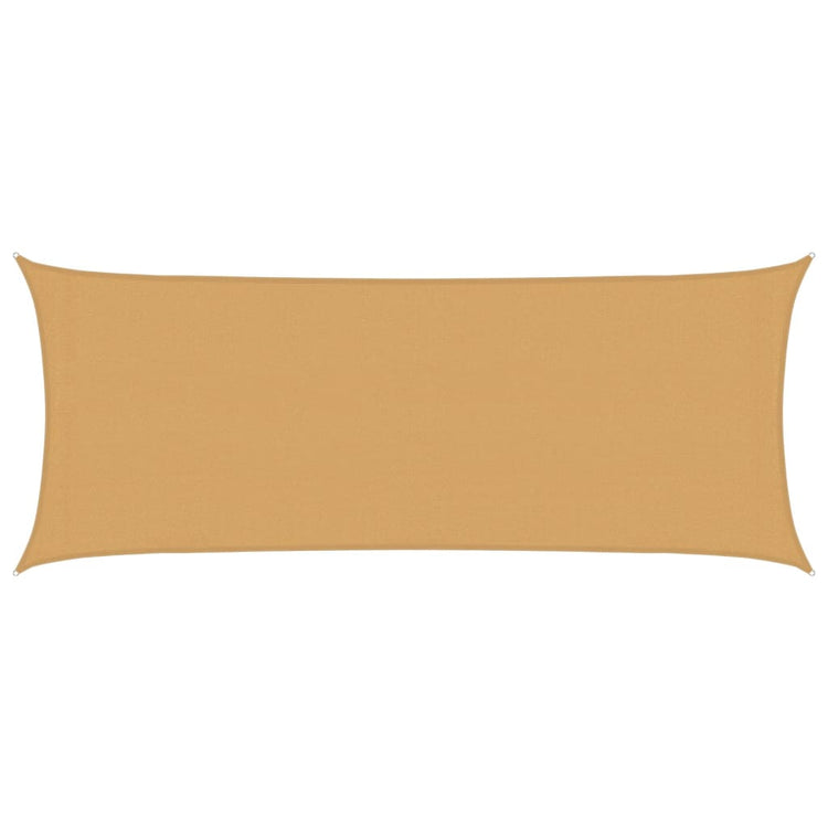 Vidaxl Zonnezeil 160 g m² rechteckig 2x4,5 M HDPE Sand -Colored