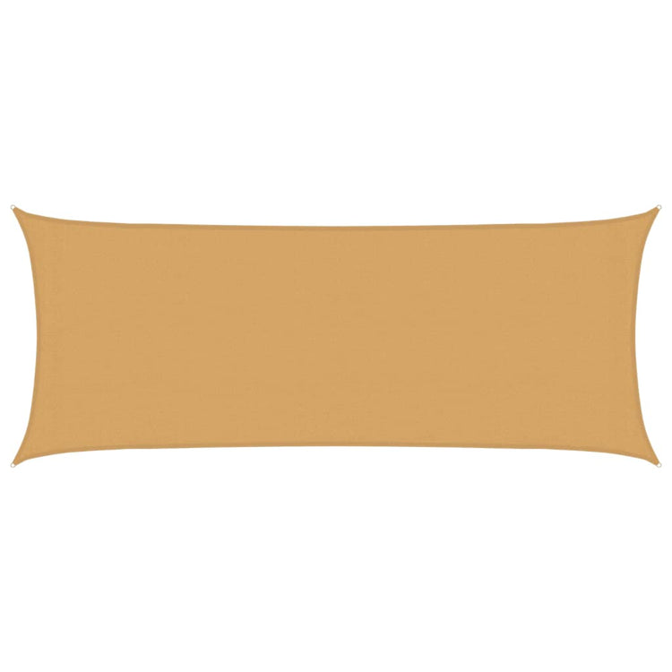 Vidaxl Zonnezeil 160 g m² rechteckig 2x5 M HDPE Sand -Colored