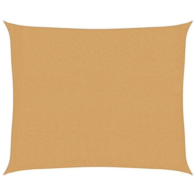 Vidaxl Sonnensegel 160 g m² rechteckig 2,5x3 m HDPE sandfarben