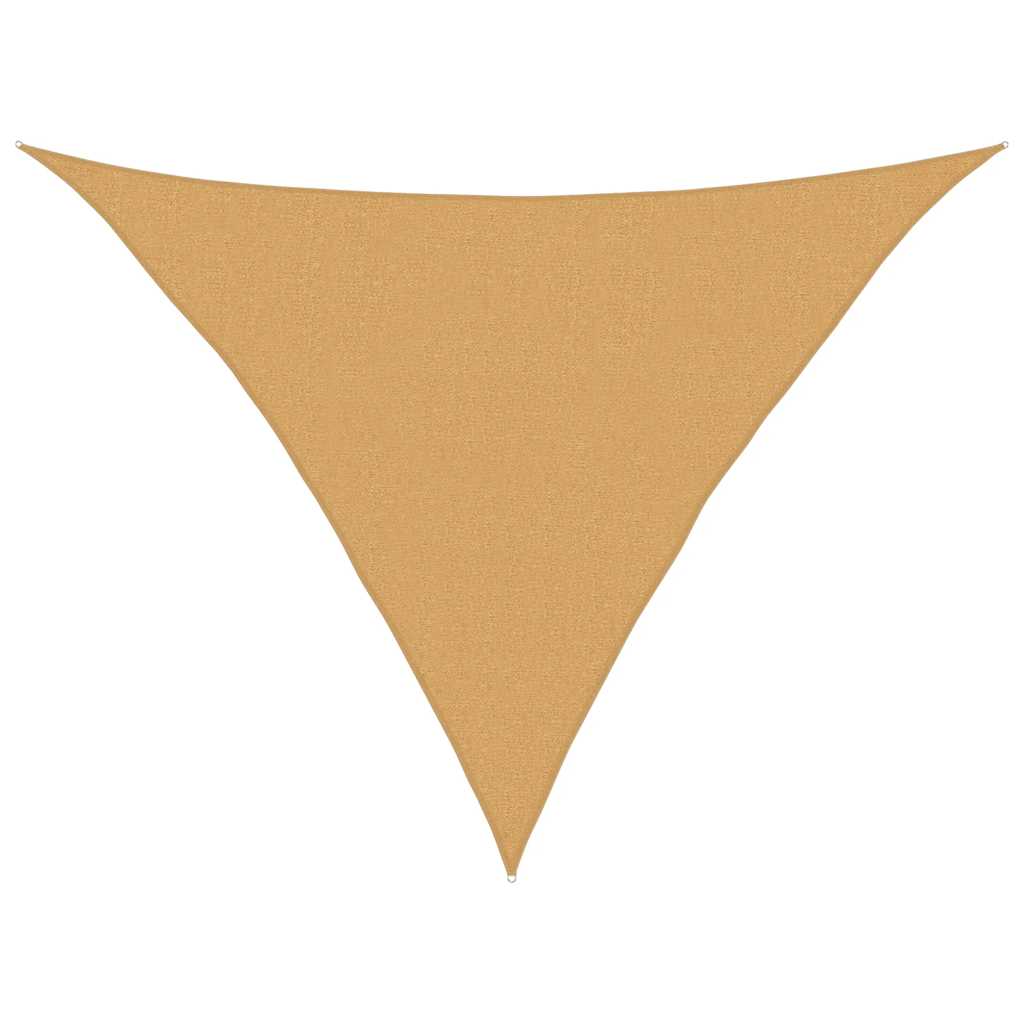 Vidaxx Sonnensegel 160 g m² dreieckig 2,5x2,5x3,5 m HDPE sandfarben