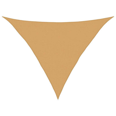 Vidaxx Sonnensegel 160 g m² dreieckig 5x5x6 m HDPE sandfarben