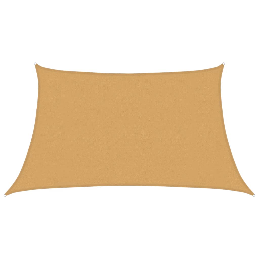 Vidaxl Sonnensegel 160 g m² Trapez 3 4x2 m HDPE hellgrau