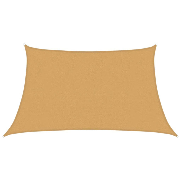 Vidaxl Sonnensegel 160 g m² Trapez 3 4x2 m HDPE hellgrau