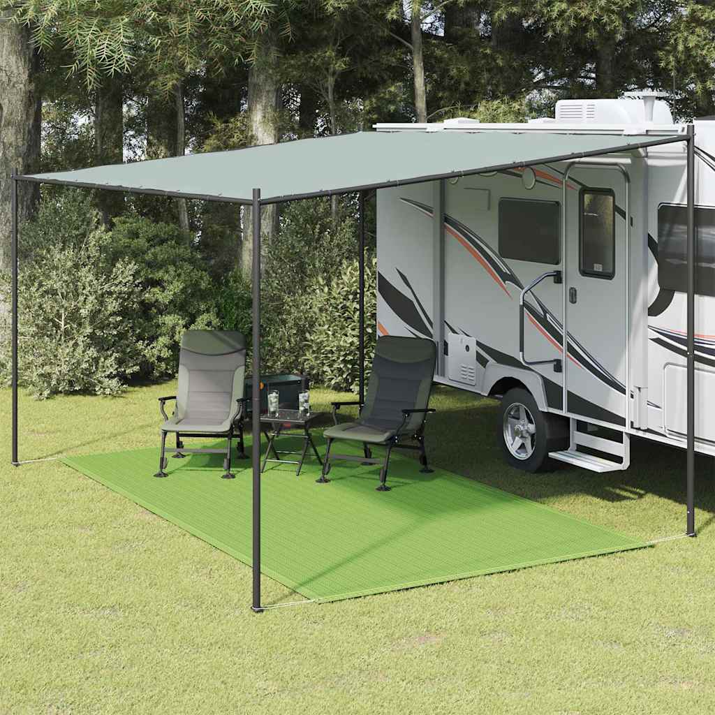 VidaXL Zeltteppich 250x350 cm HDPE hellgrün