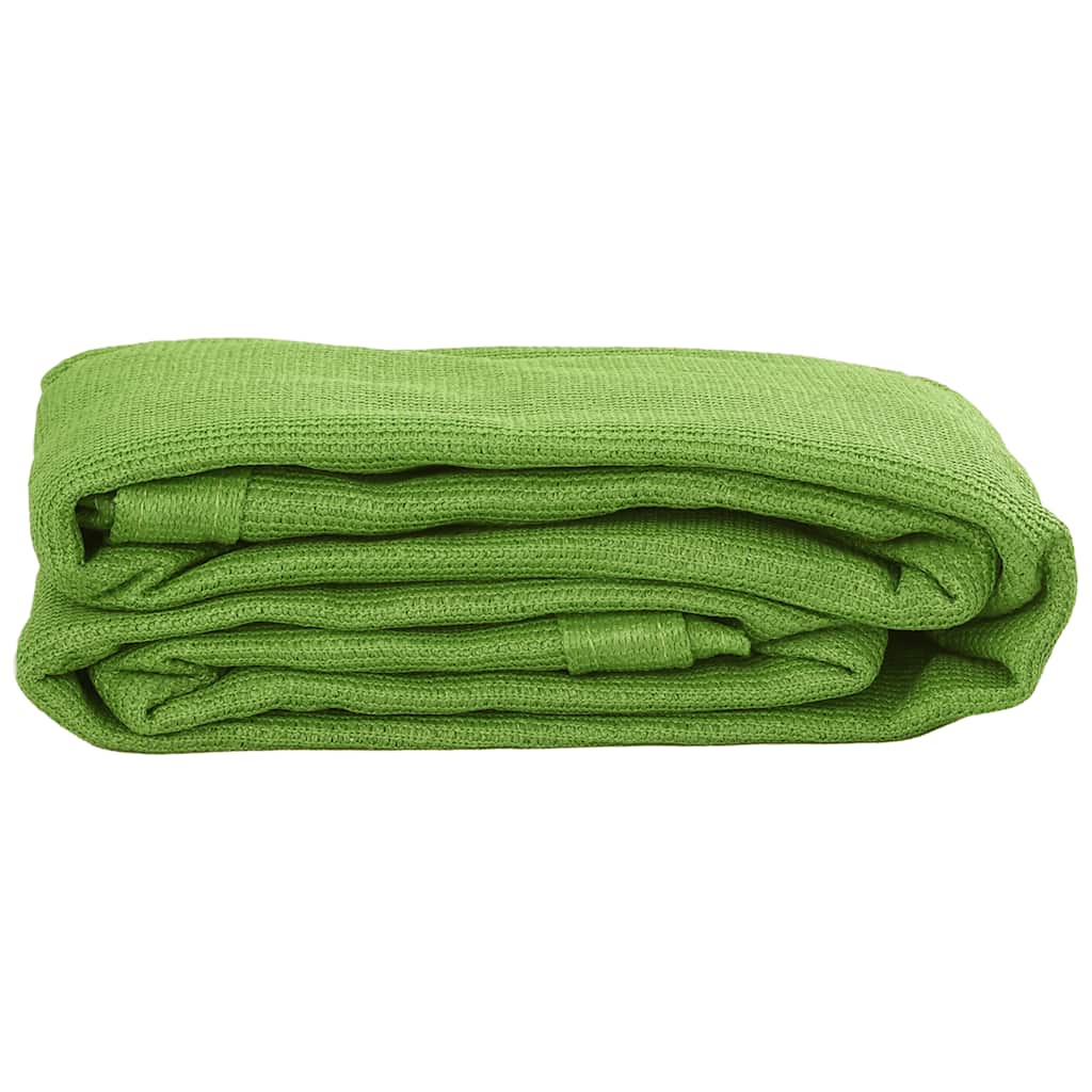Vidaxl Zelt Teppich 250x550 cm HDPE hellgrün
