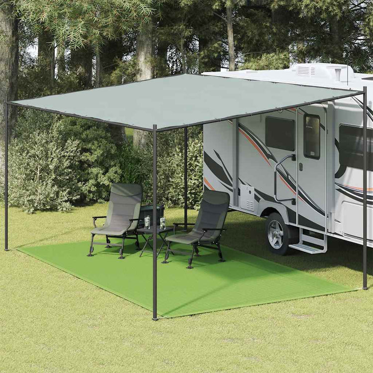 VidaXL Zeltteppich 300x500 cm HDPE hellgrün