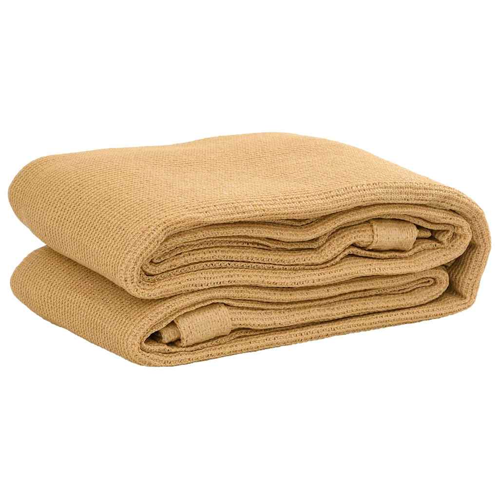 VIDAXL -Zelt Teppich 250x200 cm HDPE Sand -Colored