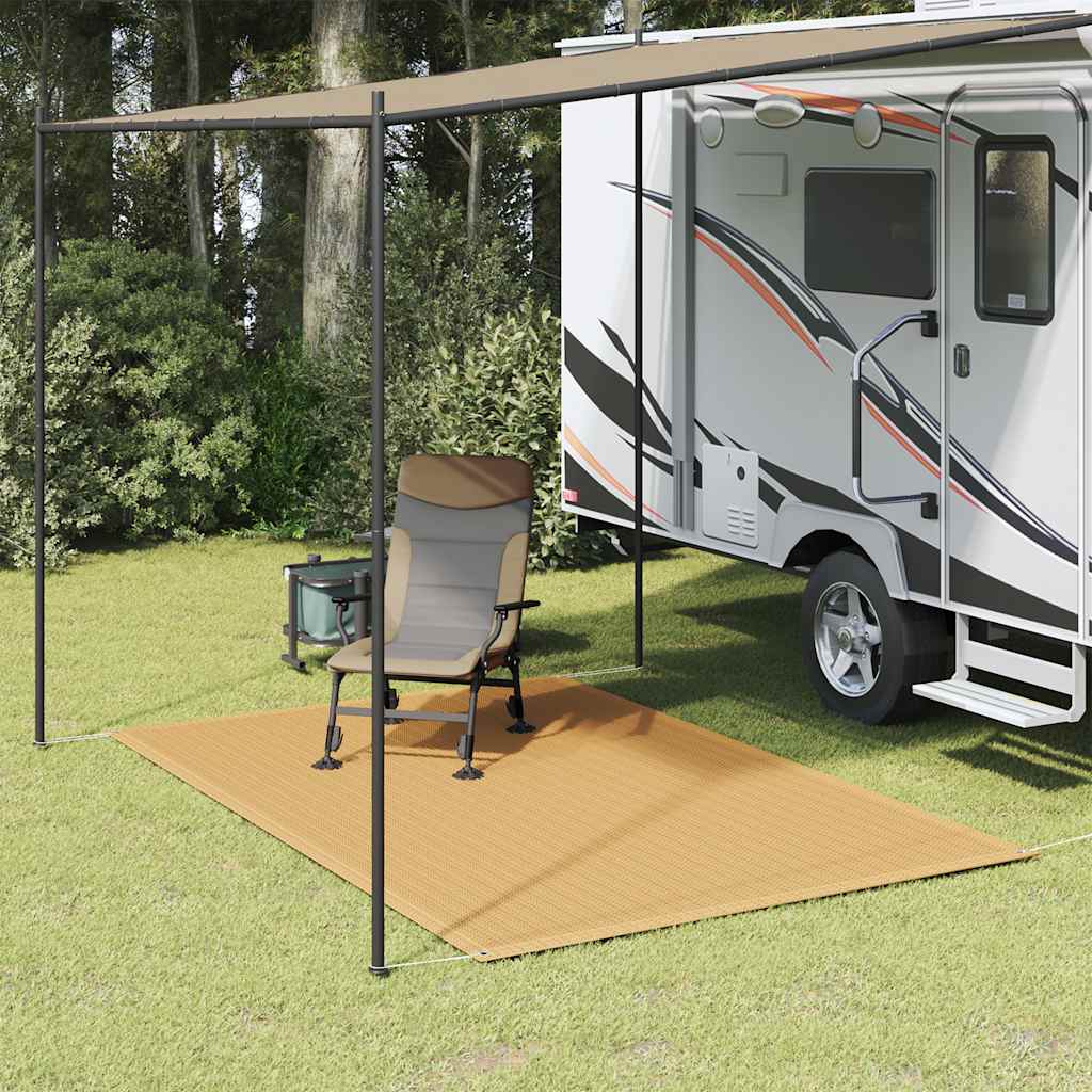 VidaXL Zeltteppich 250x300 cm HDPE sandfarben