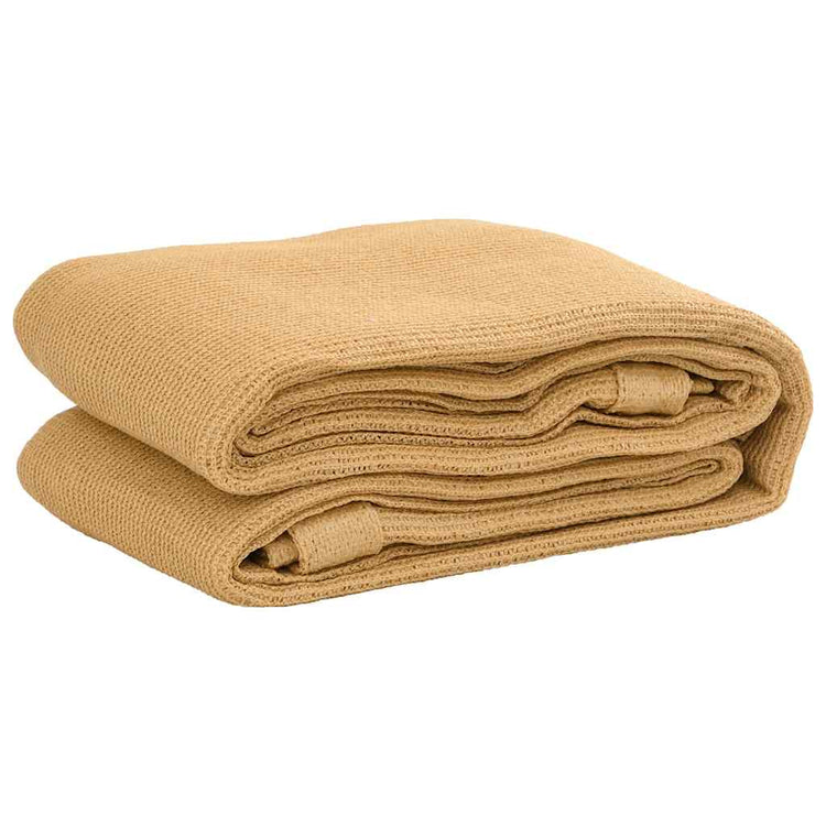 VIDAXL -Zelt Teppich 250x400 cm HDPE Sand -Colored