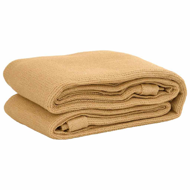 VIDAXL -Zelt Teppich 250x500 cm HDPE Sand -Colored