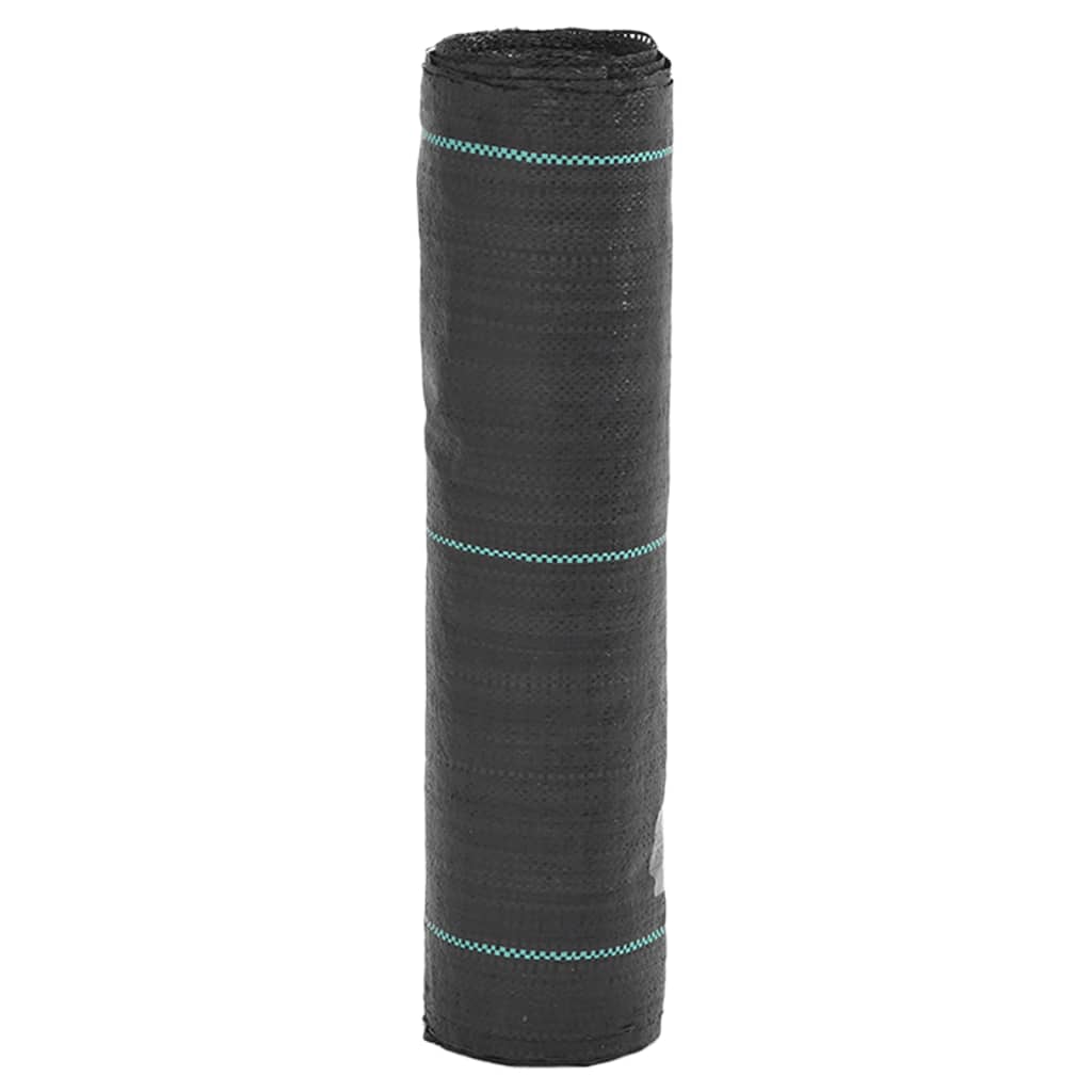 Vidaxl -Karotten -Stoff 0,5 x 10 m Polypropen schwarz