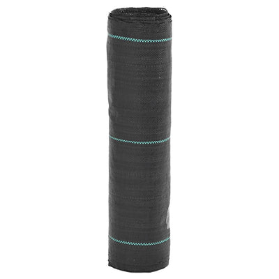 Vidaxl -Karotten -Stoff 0,5 x 10 m Polypropen schwarz