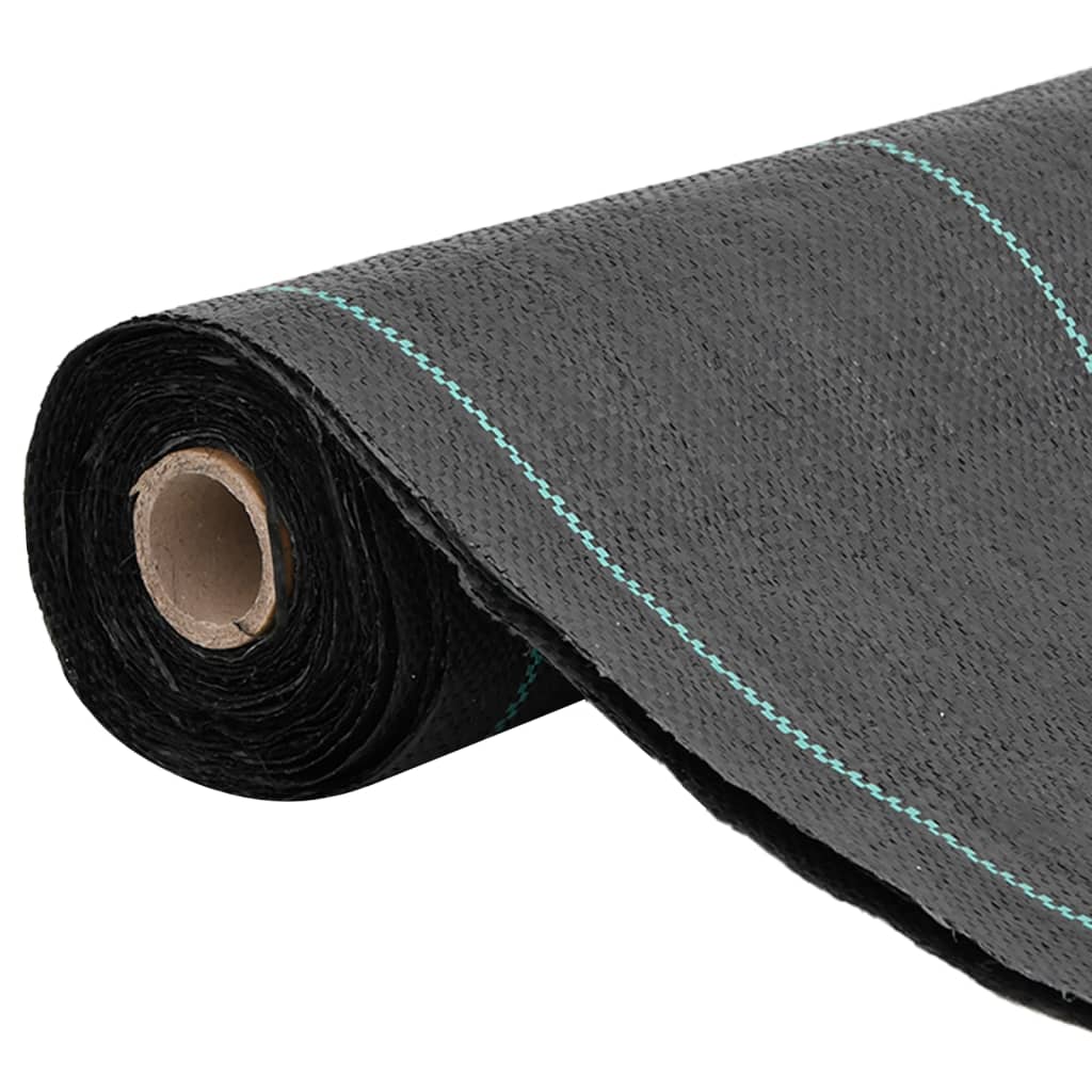Vidaxl -Karotten -Stoff 0,5 x 10 m Polypropen schwarz
