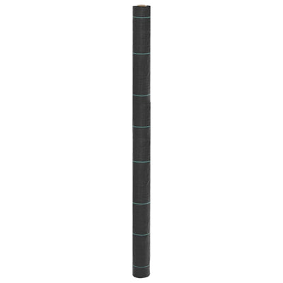 Vidaxl -Karotten -Stoff 1,5x50 m Polypropen schwarz