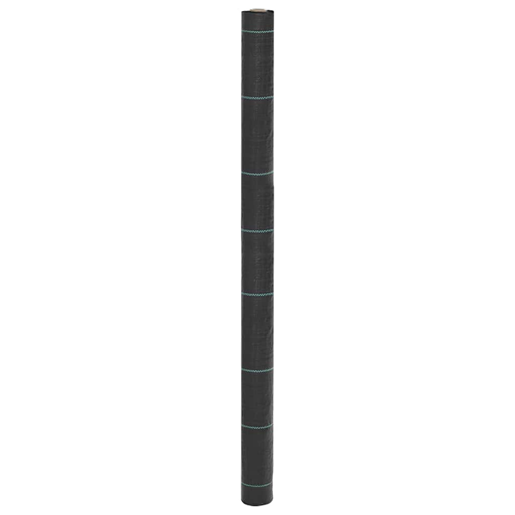 Vidaxl -Karotten -Stoff 1,5x100 m Polypropen schwarz
