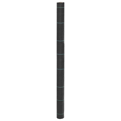 Vidaxl -Karotten -Stoff 1,5x100 m Polypropen schwarz