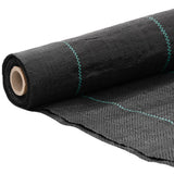 Vidaxl -Karotten -Stoff 2x200 m Polypropen schwarz - afbeelding 3