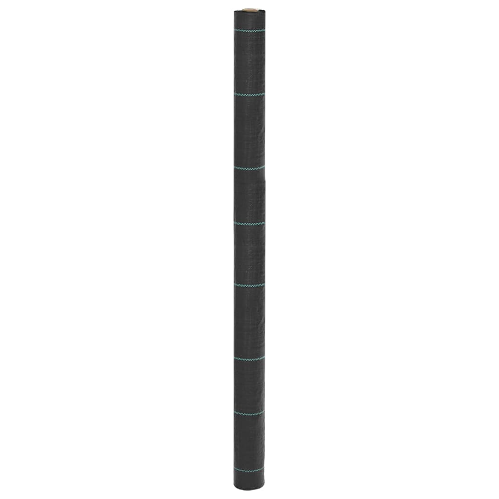 Vidaxl -Karotten -Stoff 1,5x10 m Polypropen schwarz