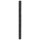 Vidaxl -Karotten -Stoff 1,5x10 m Polypropen schwarz