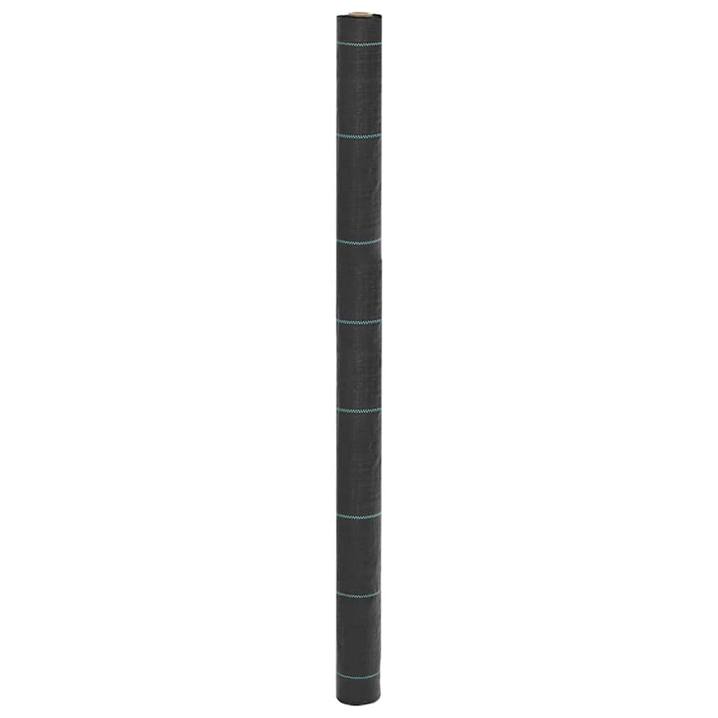 Vidaxl -Karotten -Stoff 1,5x25 m Polypropenschwarz