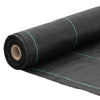 Vidaxl -Karotten -Stoff 1,5x50 m Polypropen schwarz