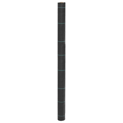 Vidaxl -Karotten -Stoff 1,5x100 m Polypropen schwarz