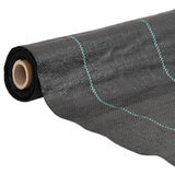 Vidaxl -Karotten -Stoff 2x10 m Polypropen Schwarz - afbeelding 2